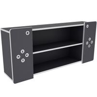 Falipolc Matrix Shelf II grafit/fehér