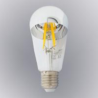 Izzó FL LED ST64 8W E27 4200K Half Silver