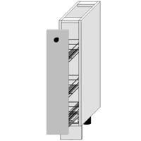 Konyhaszekrény Adele D15 Cargo + Kosár Šedá matt/fehér