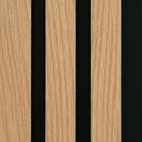 Lamella falburkolat MODERN LINE NORMAL Oak Black 12x122x2650mm