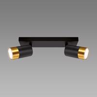 Lámpa PUZON SPT GU10 2L BLACK/GOLD 04125 LS2