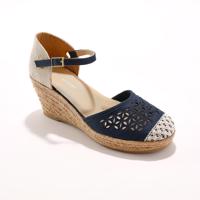 Makramé espadrilles ékkel