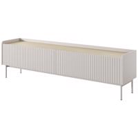 Szekrény RTV Level RTV E 181 2d Beige/tölgy Scandi