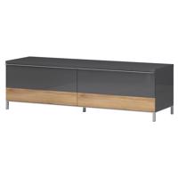 Szekrény RTV Onyx TV150-2F/ON anthracite/pacific walnut