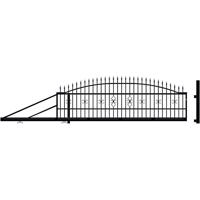 Tolókapu Tola 2 4m / 1,44m balra Zn + Ral9005