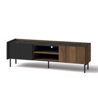 TV szekrény Prestigo P7 2d War Walnut/San Seb/Black Matt