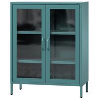 Vitrin Fém Gina Modern Sea Green