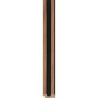 Záró profilok bal MODERN SLIM Walnut Black 2.65m