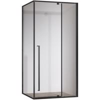 Zuhanykabin téglalap alakú Zen 100x80x195 black