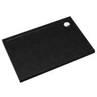 Zuhanytálca Caspar New Black Stone 80x120x4,5 3.2338/C/St