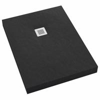 Zuhanytálca New Horizons Black Stone 100x120x12 3.3325/C/ST-M2