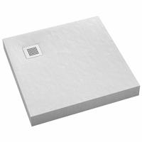 Zuhanytálca New Horizons White Stone 80x80x12 3.3300/B/ST-M2